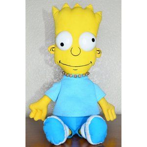Vintage 1990 The Simpsons Large Bart Simpson Rag Doll 17 inches